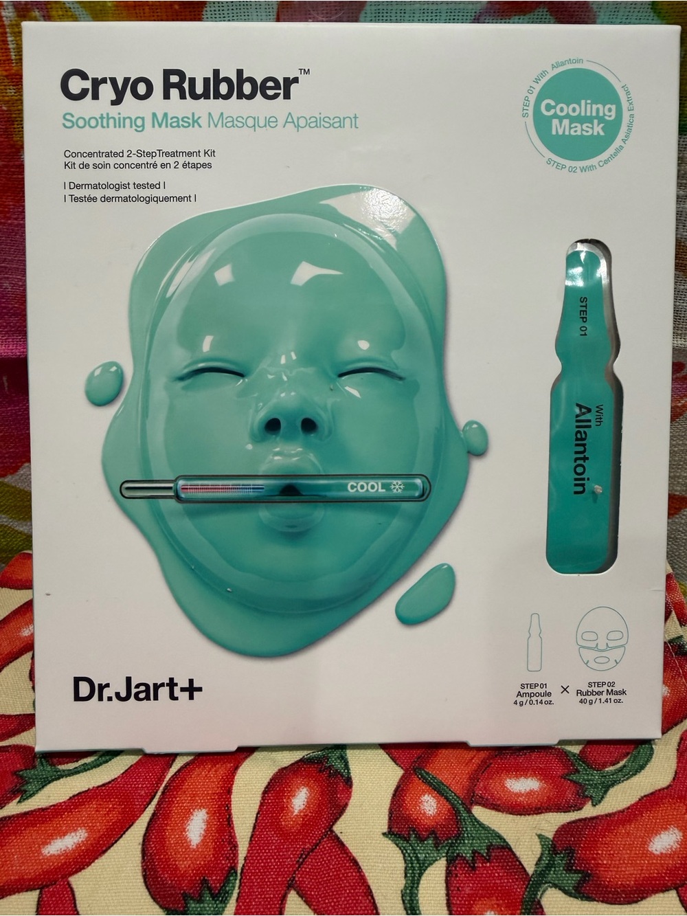 2 Dr.Jart+ Cryo Rubber Soothing Masks – Allantoin Treatment
